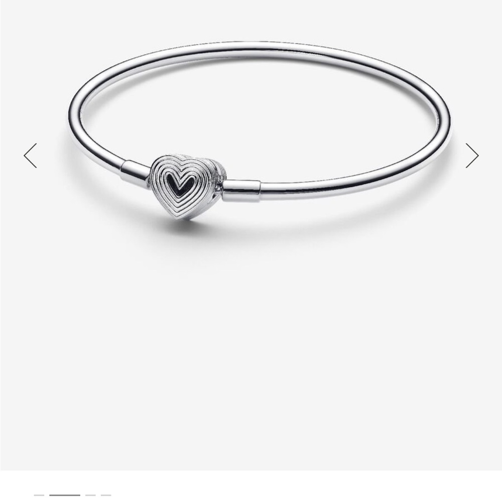 Silver Heart Charm Bracelet